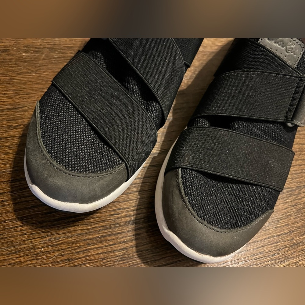 OluKai Womens Sneakers Mikilua Kako'o Slip On Elastic Straps Black Size 9 ⚡️ - Picture 4 of 9